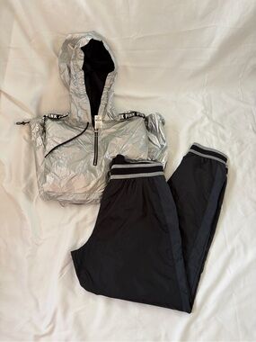 PINK Victoria's Secret NWT Windbreaker Jacket & gently worn joggers